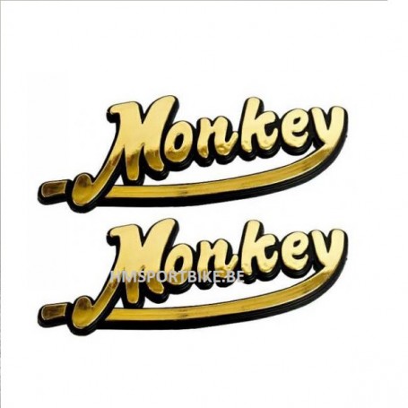 STICKERS BADGE MONKEY RELIEF GOLD