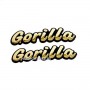 STICKERS BADGE GORILLA RELIEF GOLD