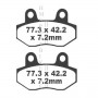 PLAQUETTES DE FREIN IGM  BQ  PEUGEOT SPEEDFIGHT 3 & 4 RIEJU HYOSUNG  GENERIC CPI