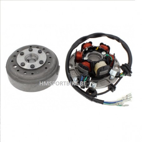 VOLANT PLATEAU STATOR ALLUMAGE 4T YX LIFAN ZONGSHEN DAX MONKEY SKYTEAM ZHENHUA