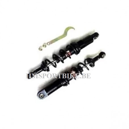 AMORTISSEURS NOIR REGLABLE 6 SPIRES 285MM MONKEY / SKYTEAM / ZHENHUA / JINCHENG / BULLIT * / BRIXTON *