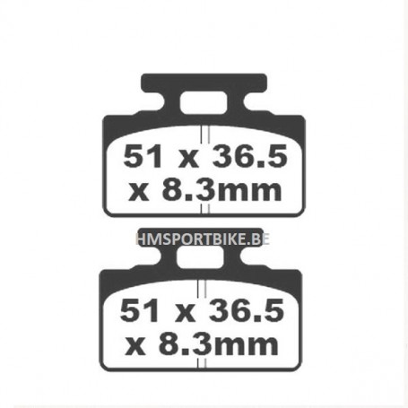 PLAQUETTES DE FREIN RMS  SYM / MOTRON BREEZY