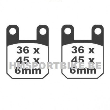 PLAQUETTES DE FREIN IGM APRILIA / DERBI / BETA / CAGIVA / PEUGEOT SPEEDFIGHT / HONDA / MBK / YAMAHA / PIAGGIO / ITALJET