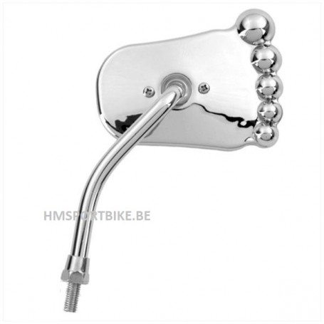RETROVISEUR GAUCHE CHROME PIEDS