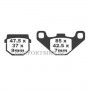 PLAQUETTES DE FREIN IGM  PEUGEOT KISBEE /ADLY / AEON / APRILIA / BOMBARDIER  / PIAGGIO / KEEWAY / PGO / SUZUKI