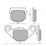 PLAQUETTES DE FREIN IGM  PEUGEOT KISBEE /ADLY / AEON / APRILIA / BOMBARDIER  / PIAGGIO / KEEWAY / PGO / SUZUKI