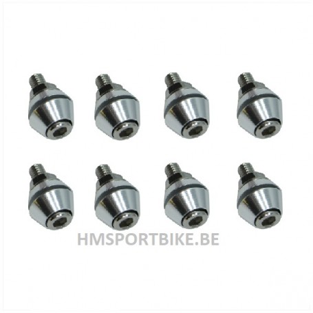 KIT VISSES ECROUS SILVER CNC JANTES FLASQUES DAX SKYTEAM ZHENHUA JINCHENG BULLIT BLUROC HERITAGE