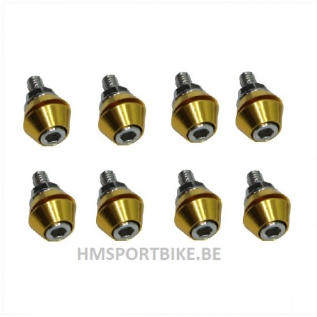 KIT VISSES ECROUS GOLD CNC  JANTES FLASQUES DAX SKYTEAM ZHENHUA JINCHENG BULLIT BLUROC HERITAGE