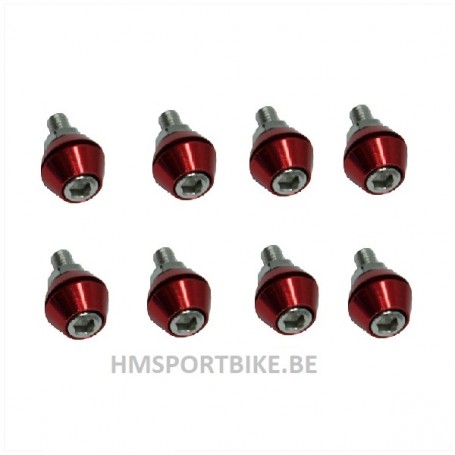 KIT VISSES ECROUS RED CNC JANTES FLASQUES DAX SKYTEAM ZHENHUA JINCHENG BULLIT BLUROC HERITAGE