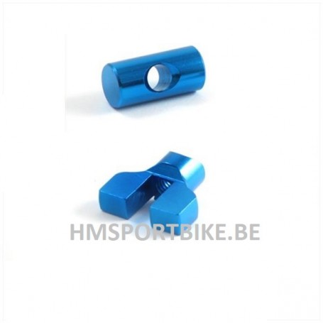 ECROU TONNEAU ALU BLEU REGLAGE TIGE DE FREIN DAX MONKEY SKYTEAM ZHENHUA TNT CITY BULLIT HERITAGE MOTO SCOOTER