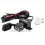 PRISE ACCESSOIRES USB 12 / 24V SORTIE 5V AVEC SUPPORT MOTO SCOOTER