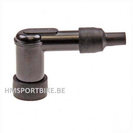 CAPUCHON DE BOUGIE DEPARASITEUR NGK  INCLINAISON 90 SANS OGIVE