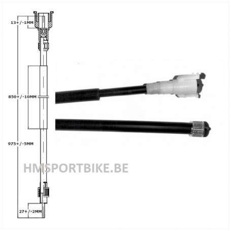 CABLE DE COMPTEUR  DERBI CAGIVA PIAGGIO