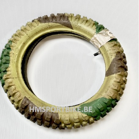 PNEU CROSS DIRTBIKE CAMOUFLAGE 3.0 - 12 AVEC CHAMBRE A AIR COMPRISE
