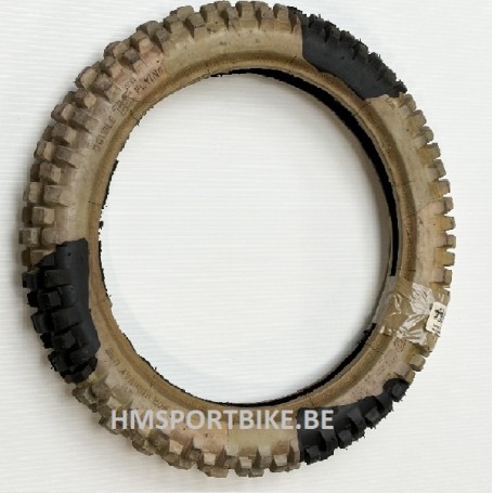 PNEU CROSS DIRTBIKE CAMOUFLAGE GRIS 2.5 - 14 AVEC CHAMBRE A AIR COMPRISE