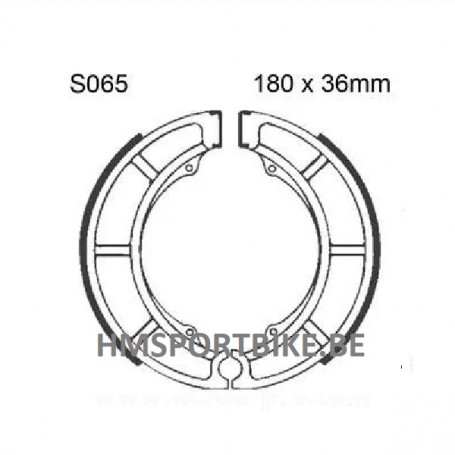 PATINS DE FREIN SACHS SUZUKI 180 X 36MM