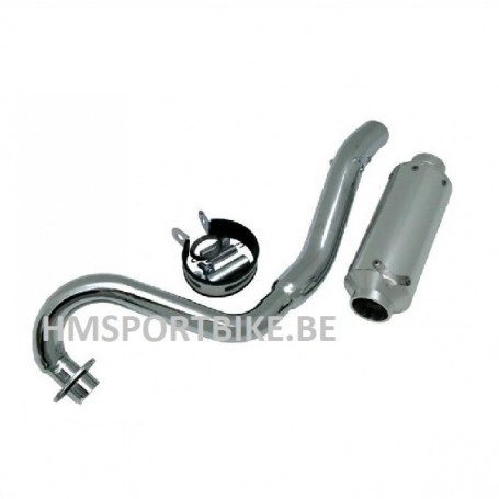 ECHAPPEMENT 4T HAUT CHROME RACING HONDA MONKEY ZHENHUA SKYTEAM SKYMINI SKYBONGO JINCHENG