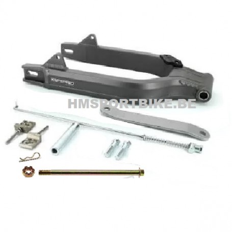 BRAS OSCILLANT ALU KEPSPEED STANDARD GUN METAL + 4 DAX SKYTEAM ZHENHUA TNT CITY JINCHENG SPIGAOU