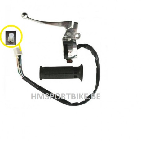 COMMODO GAUCHE COMPLET TYPE HONDA MONKEY Z50A  GORILLA SKYTEAM SKYMINI SKYBONGO SINGA