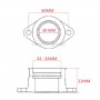PIPE ADMISSION SOUPLE VERT 32 / 34MM 4T DAX MONKEY YX SKYTEAM LIFAN ZONGSHEN DAYTONA