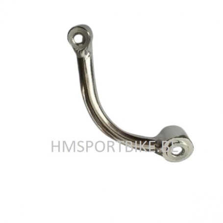 SUPPORT ECHAPPEMENT CHROME GAUCHE 130MM DAX MONKEY SKYTEAM ZHENHUA TNT CITY JINCHENG