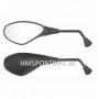 RETROVISEURS GAUCHE ET DROIT NOIR UNIVERSEL FILET 8MM
