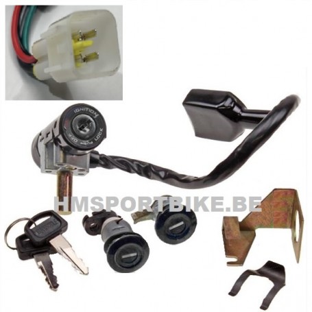 CONTACTEUR NEIMAN COMPLET SCOOTER CHINOIS GRAND RETRO ZNEN PARINI NECO BORSALINO 4PINS