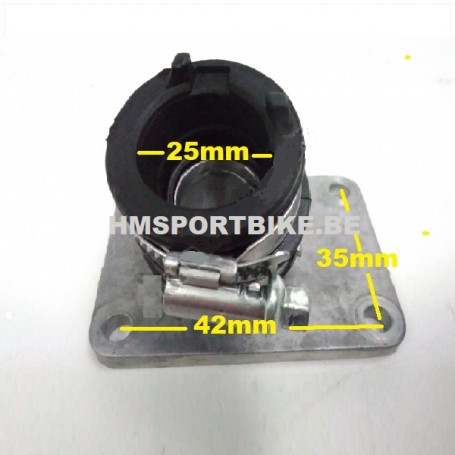 PIPE ADMISSION MANCHETTE 25mm 2T DERBI SENDA 2008 - 2013