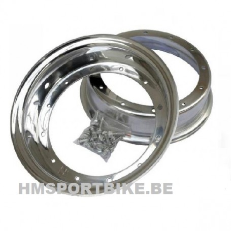 JANTES FLASQUES ALU POLIE (CHROME) 2.75 - 10  DAX SKYTEAM JINCHENG BEATI TNT CITY ZHENHUA