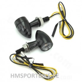 CLIGNOTANT HOMOLOGUE OPM ROCKY A LEDS NOIR (LA PAIRE) DAX SKYTEAM MOTO SCOOTER