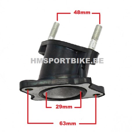 PIPE ADMISSION NOIR 4T 125 150 200 250 SUZUKI CG GN ZONGSHEN LONCIN ATV QUAD BUGGY