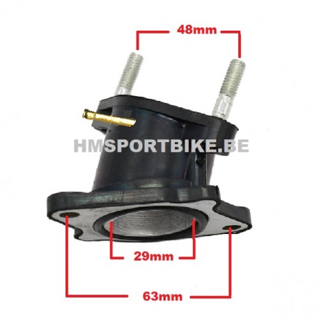 PIPE ADMISSION NOIR DEPRESSION 4T 125 150 200 250 SUZUKI CG GN ZONGSHEN LONCIN ATV QUAD BUGGY