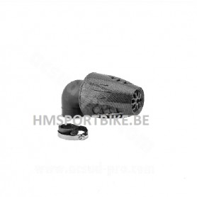 FILTRE A AIR OBUS TNT LOOK CARBON INCLINAISON 90° DIAMETRE 28/35  MOTO SCOOTER
