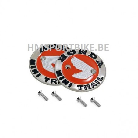 STICKERS BADGE EMBLEME DE RESERVOIR METAL HONDA Z50