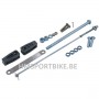 BRAS OSCILLANT ALU TRIPLE SQUARE NOIR DAX & REPLIQUES SKYTEAM ZHENHUA JINCHENG BEATI +8 CMS (370mm)