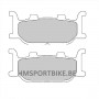 PLAQUETTES DE FREIN SEMI METAL ECO-FRICTION FERODO ITALJET MBK MZ  YAMAHA TGB CFMOTO