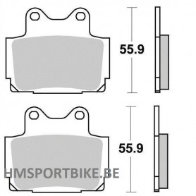 PLAQUETTES DE FREIN SEMI METAL ECO-FRICTION FERODO YAMAHA RD TDR FZR XJ