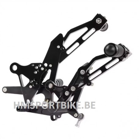 COMMANDES RECULEES POSE PIEDS CNC NOIR HONDA MSX REPLIQUES MOTRAC URBAN M3 M5