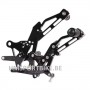 COMMANDES RECULEES POSE PIEDS CNC NOIR HONDA MSX REPLIQUES MOTRAC URBAN M3 M5
