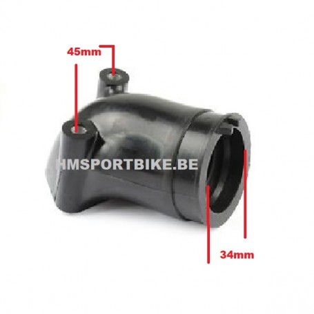 PIPE ADMISSION SOUPLE 26mm 28mm 4T DAX MONKEY YX SKYTEAM LIFAN DIRTBIKE PITBIKE