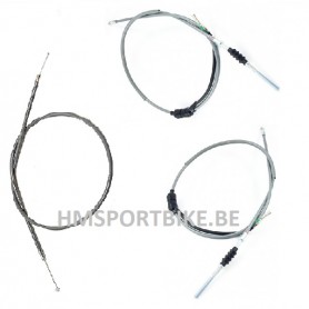 CABLES GAINES GRISES Z50 K2 KIT POUR ACCELERATEUR FREIN AVANT & ARRIERE