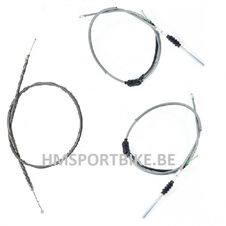 CABLES GAINES GRISES Z50 K2 KIT POUR ACCELERATEUR FREIN AVANT & ARRIERE