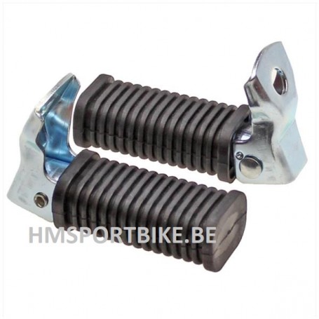 POSE PIEDS NOIR UNIVERSEL MOBILETTE VELOMOTEUR MOTO