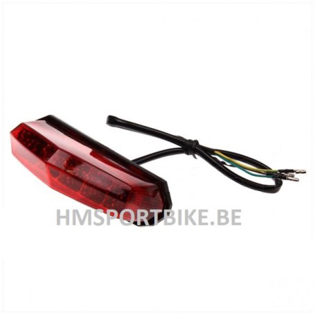 FEU ARRIERE BLANC 10 LEDS ADAPTABLE MSX URBAN M3 MOTO SCOOTER