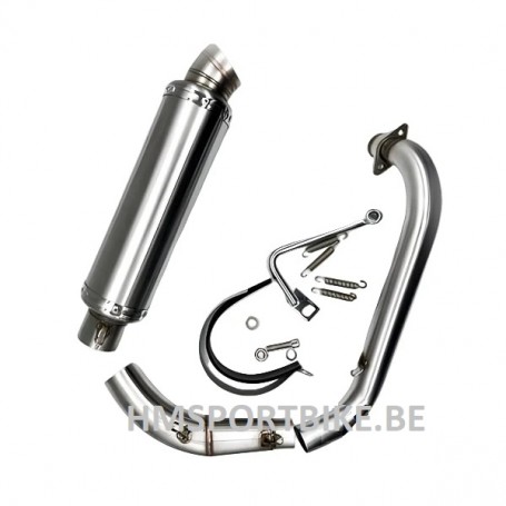 ECHAPPEMENT 4T BAS TYPE ZERO DOWN FULL INOX DAX ST CT MONKEY SKYTEAM URBAN M3 M5  JINCHENG