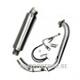 ECHAPPEMENT 4T BAS TYPE ZERO DOWN FULL INOX DAX ST CT MONKEY SKYTEAM URBAN M3 M5  JINCHENG