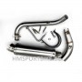 ECHAPPEMENT 4T BAS TYPE ZERO DOWN FULL INOX DAX ST CT MONKEY SKYTEAM URBAN M3 M5  JINCHENG