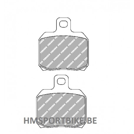 PLAQUETTES DE FREIN SEMI METAL ECO-FRICTION FERODO APRILIA CAGIVA DERBI MBK DUCATI PIAGGIO SUZUKI YAMAHA BENELLI KTM PEUGEOT