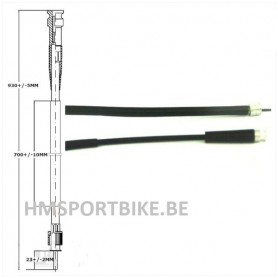 CABLE DE COMPTEUR  KYMCO FILLY / DINK  / PEU SV50 / 125 / HONDA MTX