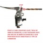 CABLE EMBRAYAGE RENFORCE CITY 50 CC 125cc EURO 3 DIRTBIKE DAX MONKEY ZHENHUA JINCHENG
